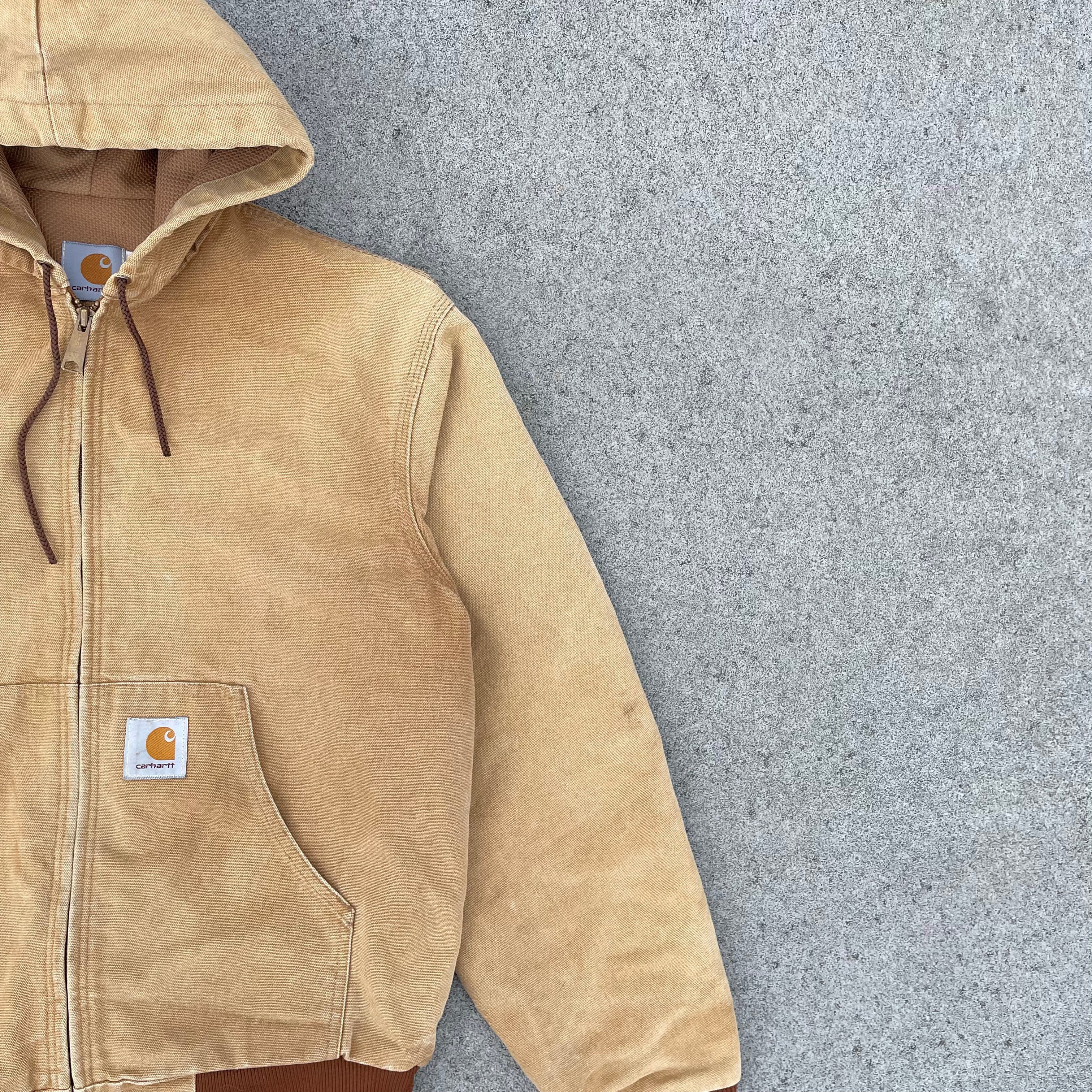 Vintage Carhartt Sand Hooded Jacket