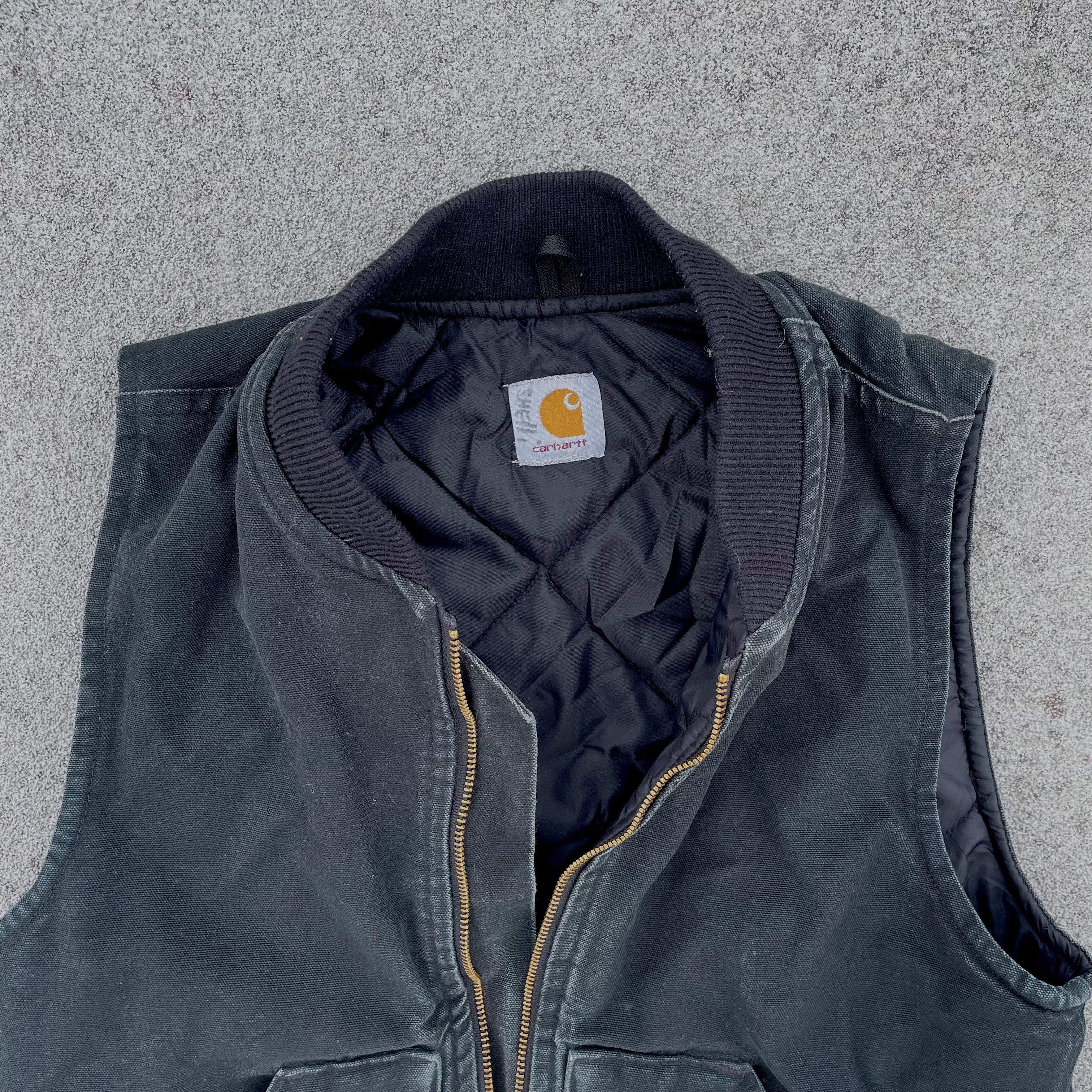 Vintage Carhartt Black Gilet Jacket