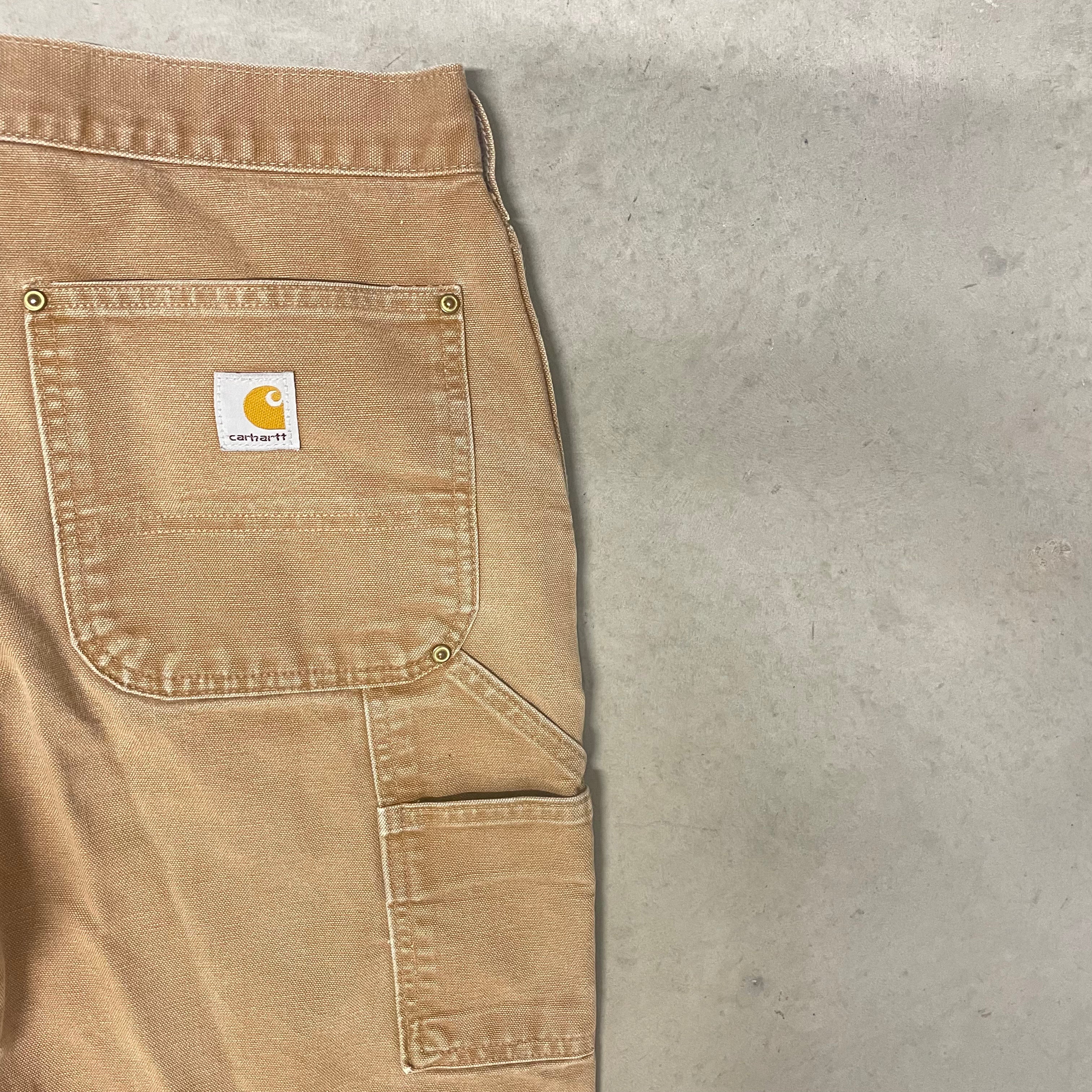 Vintage Carhartt Sand Double Knee Carpenter Trousers