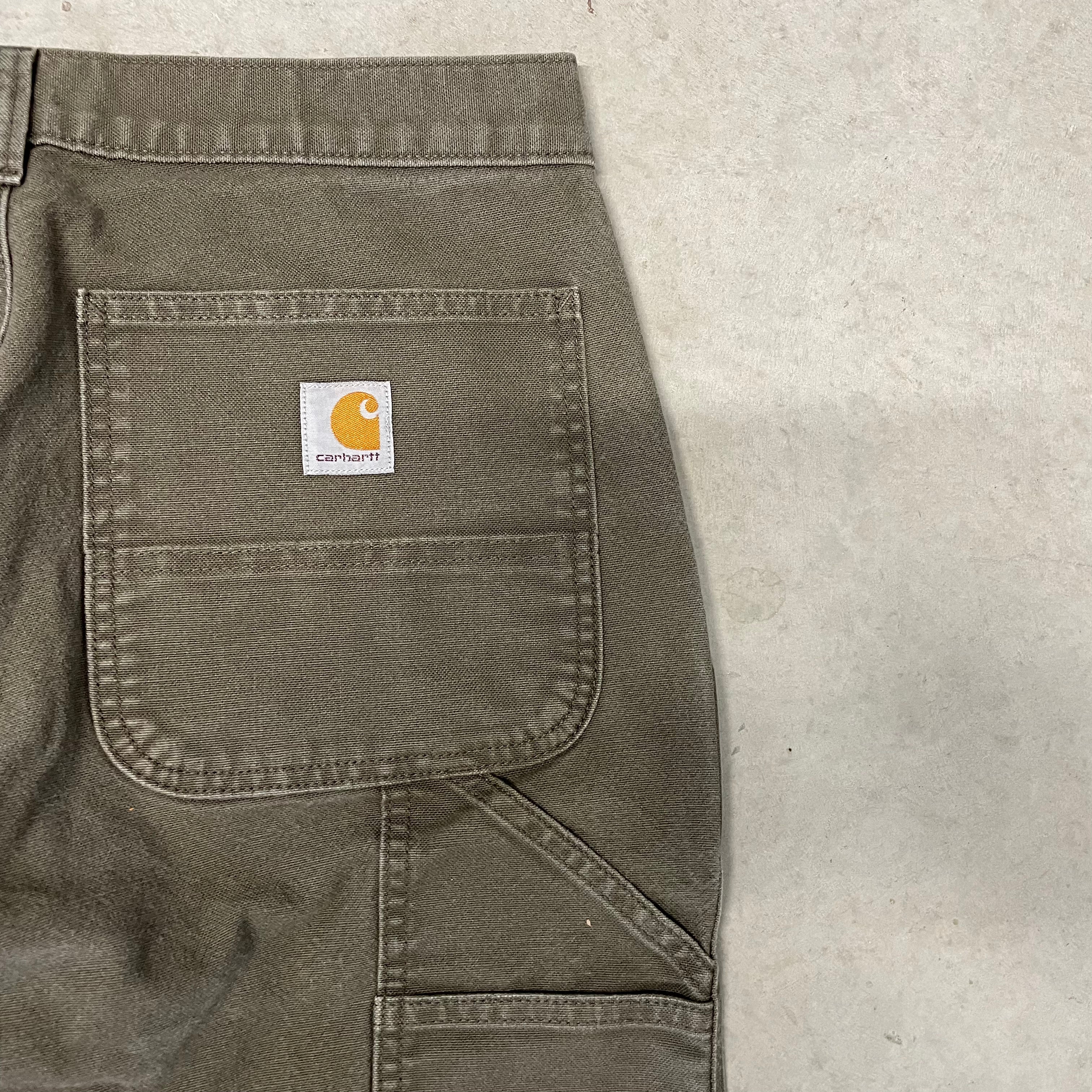 Vintage Carhartt Green Carpenter Trousers