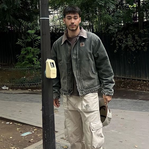 Vintage Carhartt Green Chore Jacket