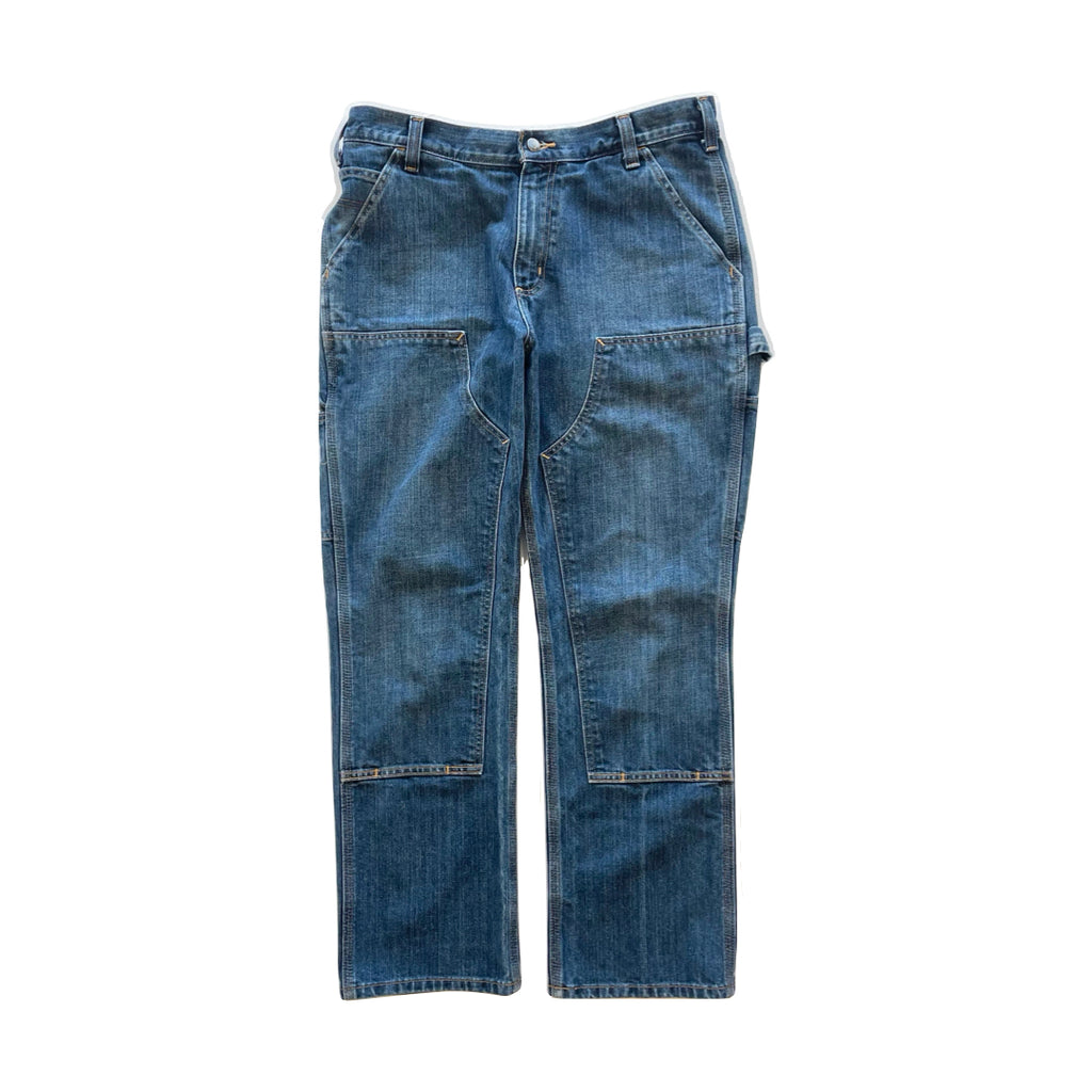 Vintage Carhartt Denim Blue Carpenter Trousers