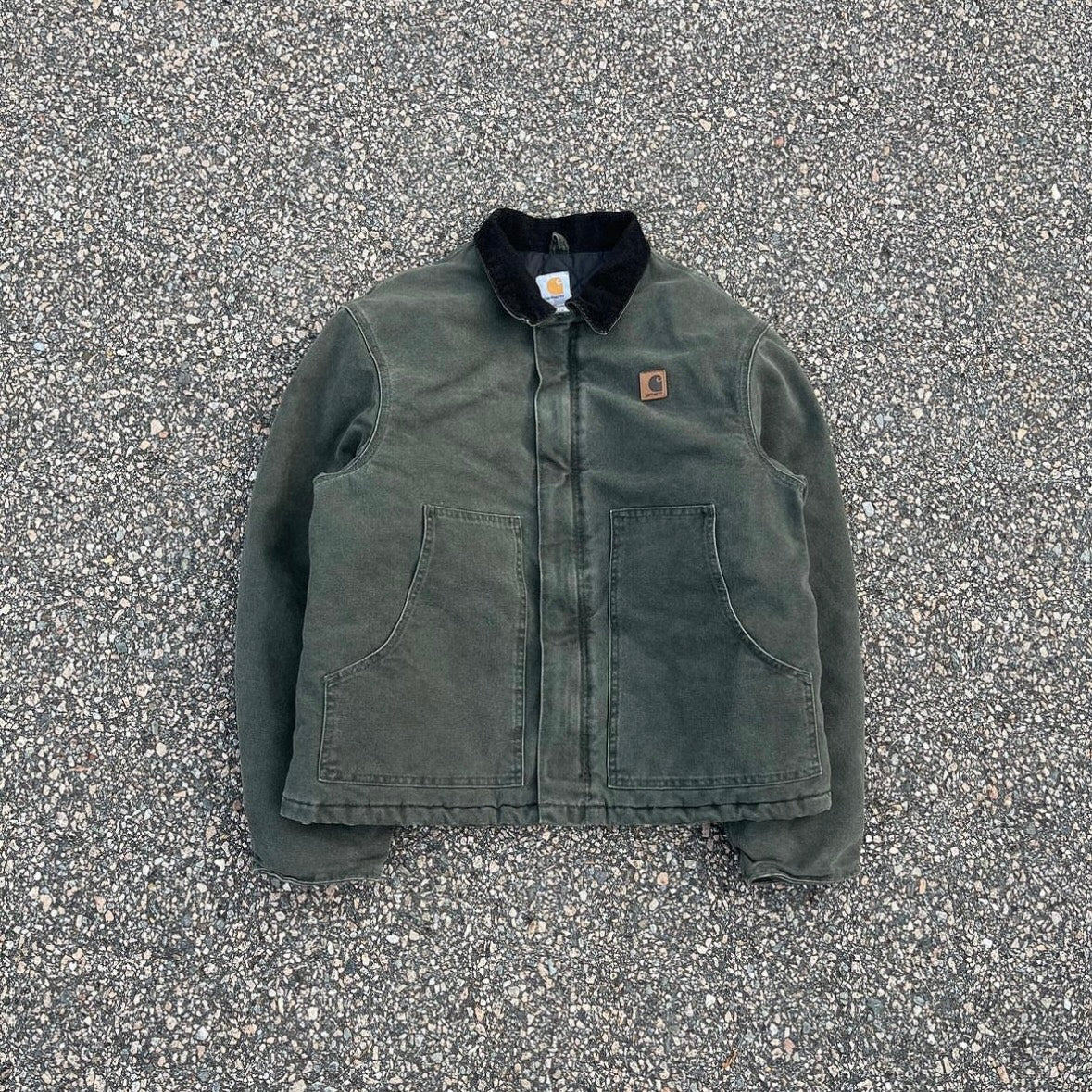 Vintage Carhartt Faded Green Detroit Jacket