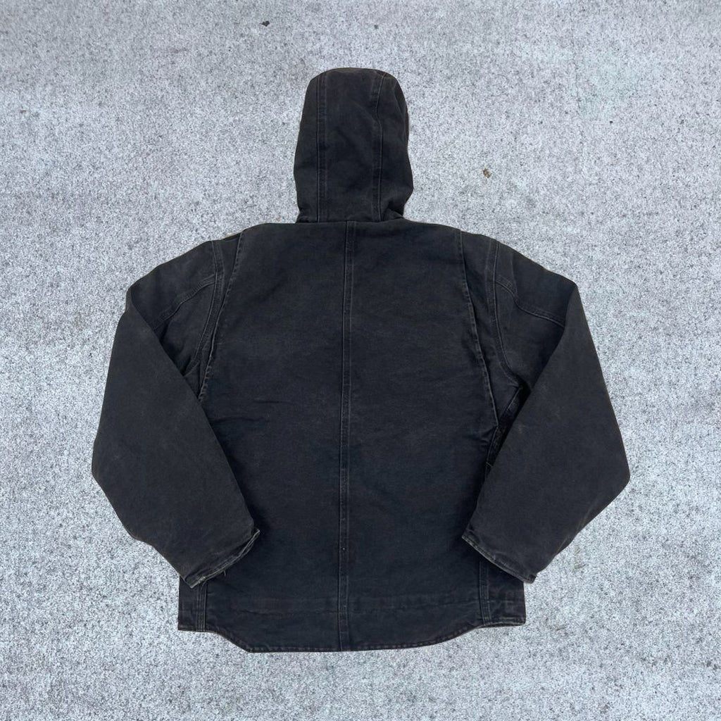 Vintage Carhartt Black Hooded Jacket