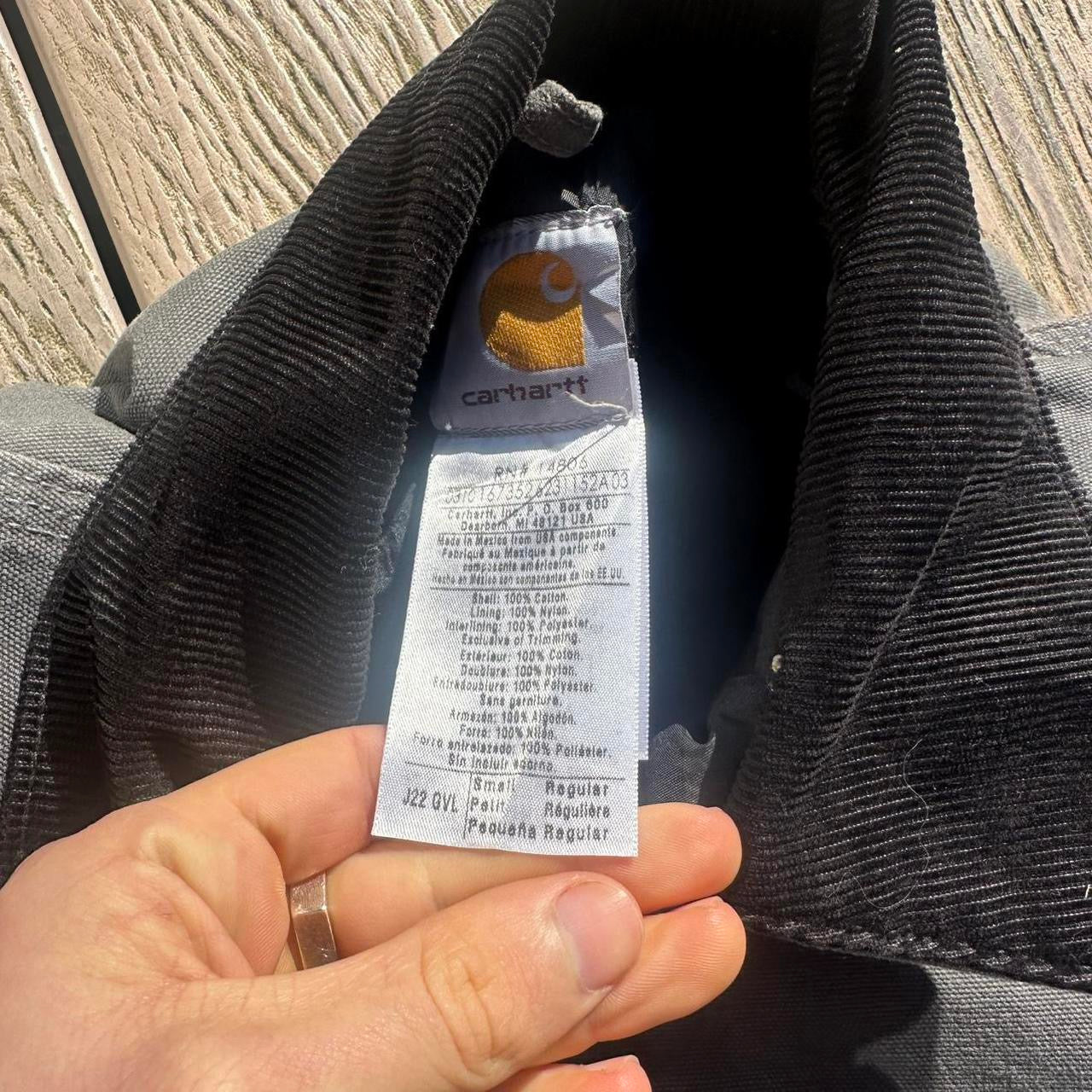 Vintage Carhartt Faded Grey Chore Detroit Jacket