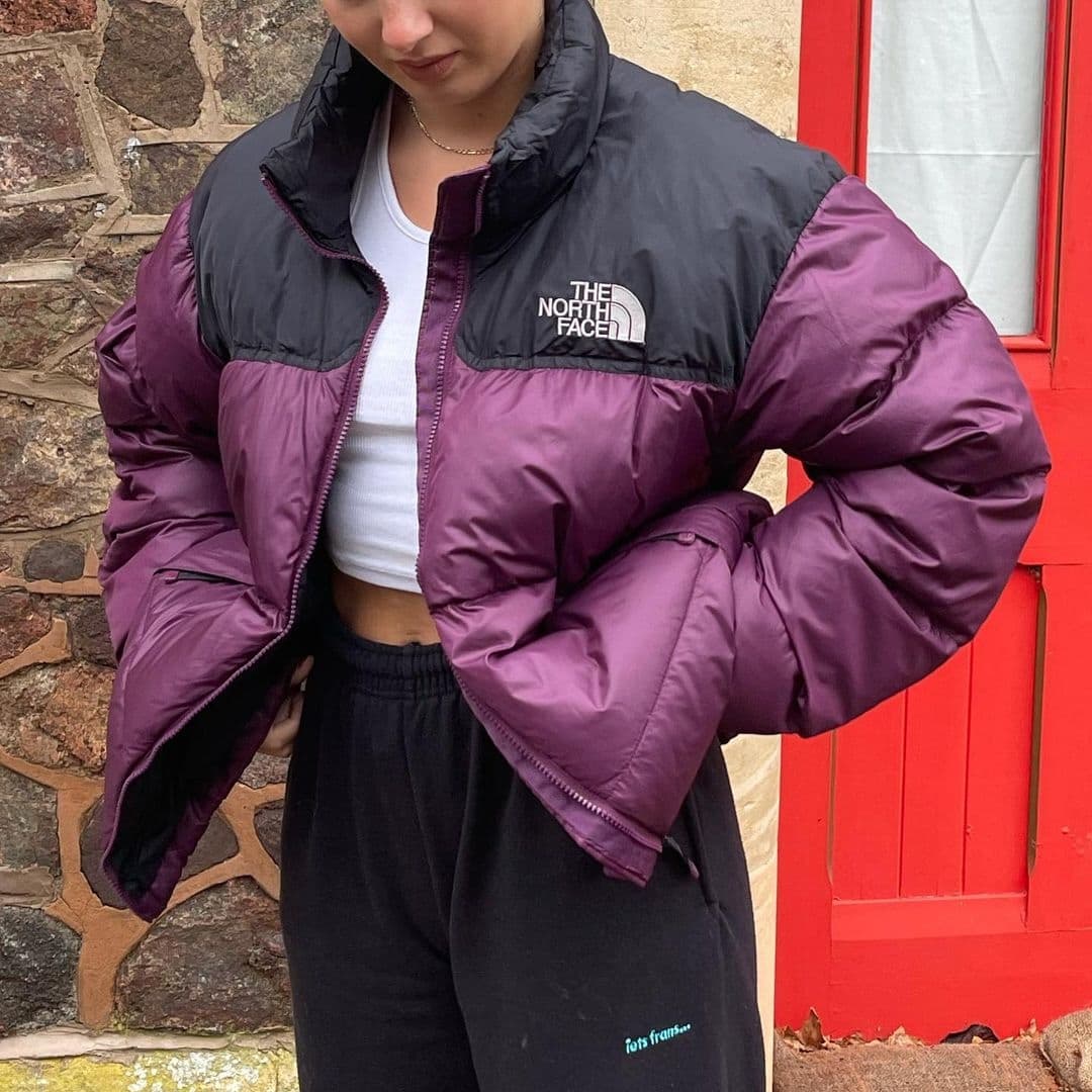 The North Face Purple Puffer Jacket