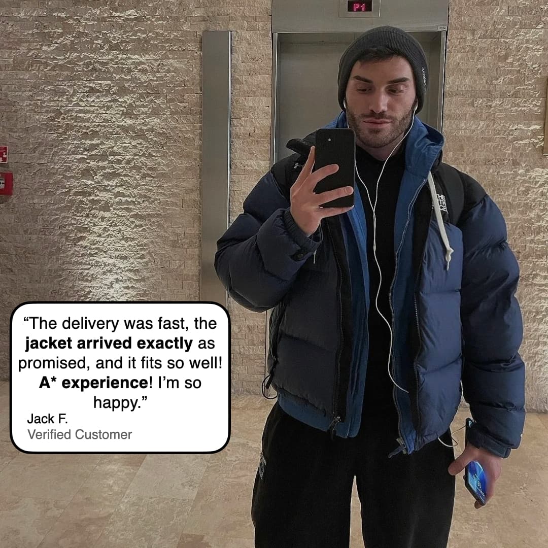 The North Face Blue Puffer Jacket