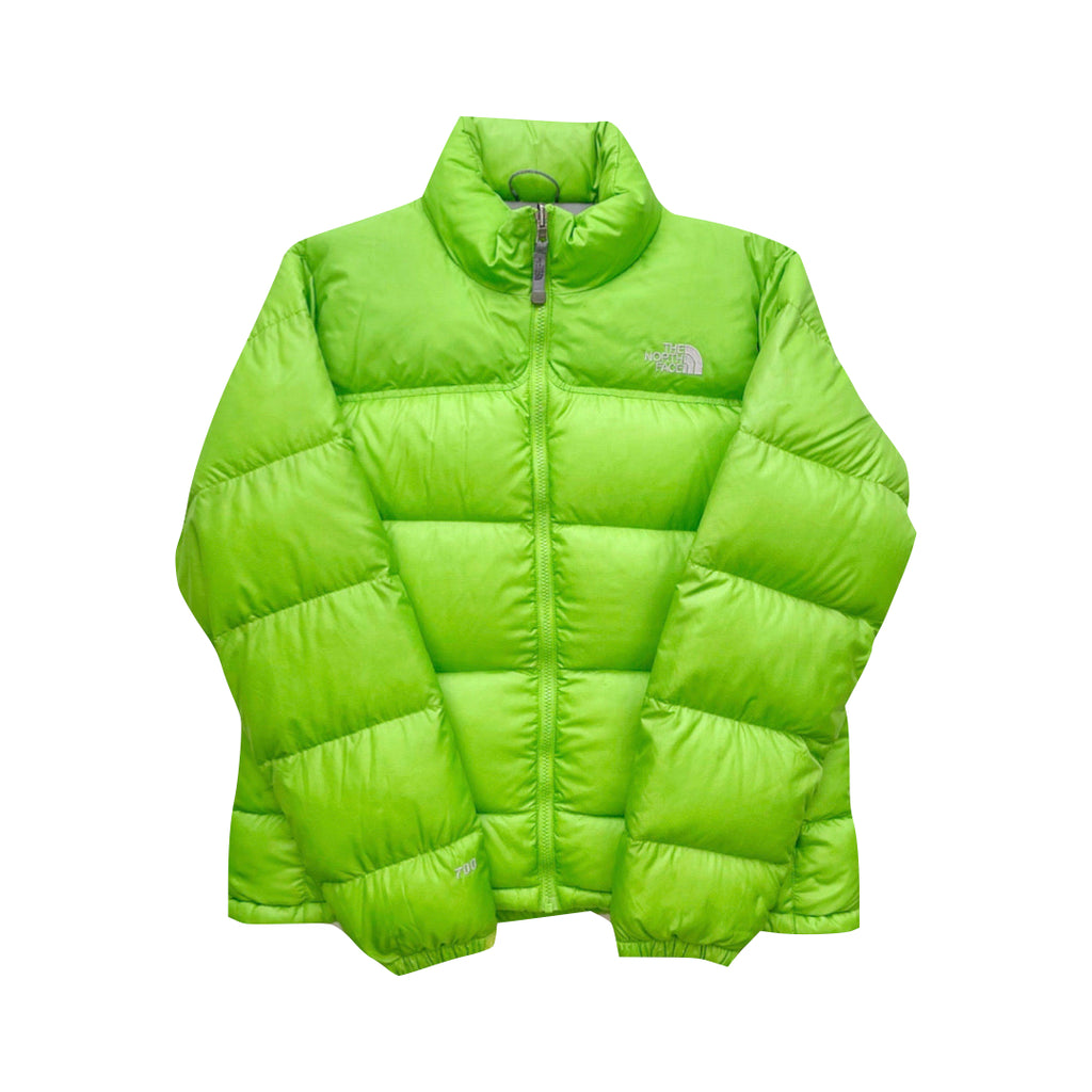 The North Face Womens Lime Green Puffer Jacket