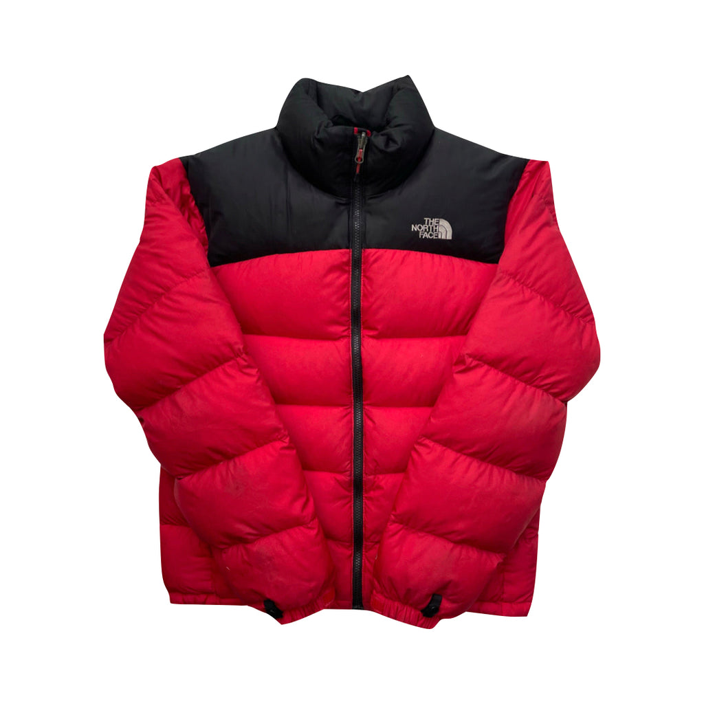 The North Face Red & Black Puffer Jacket