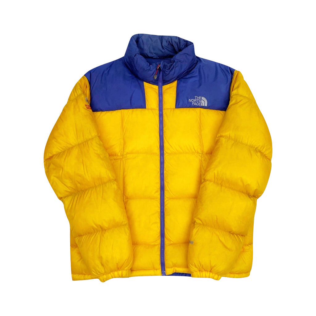 The North Face Lhotse Yellow and Blue Puffer Jacket