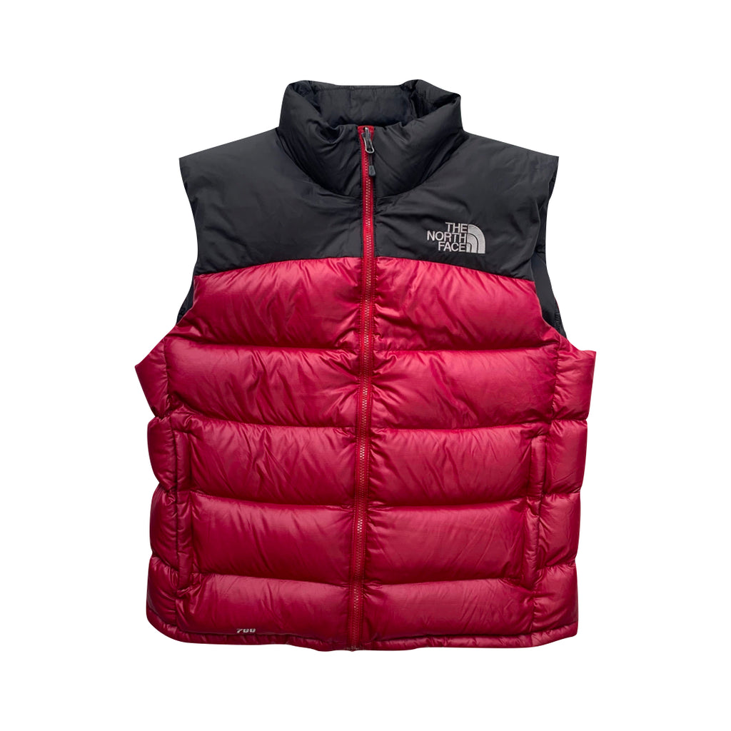 The North Face Red/Maroon Gilet Puffer Jacket