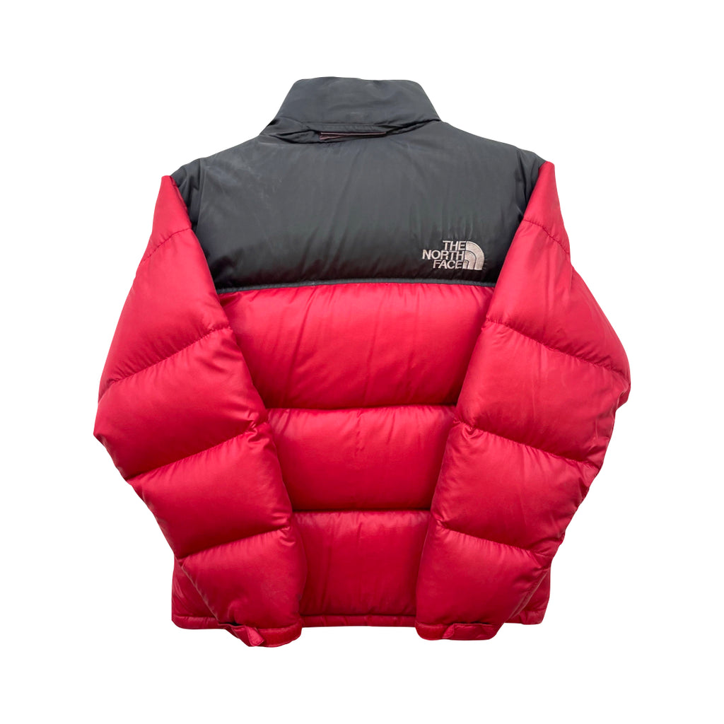 The North Face Red & Grey Puffer Jacket