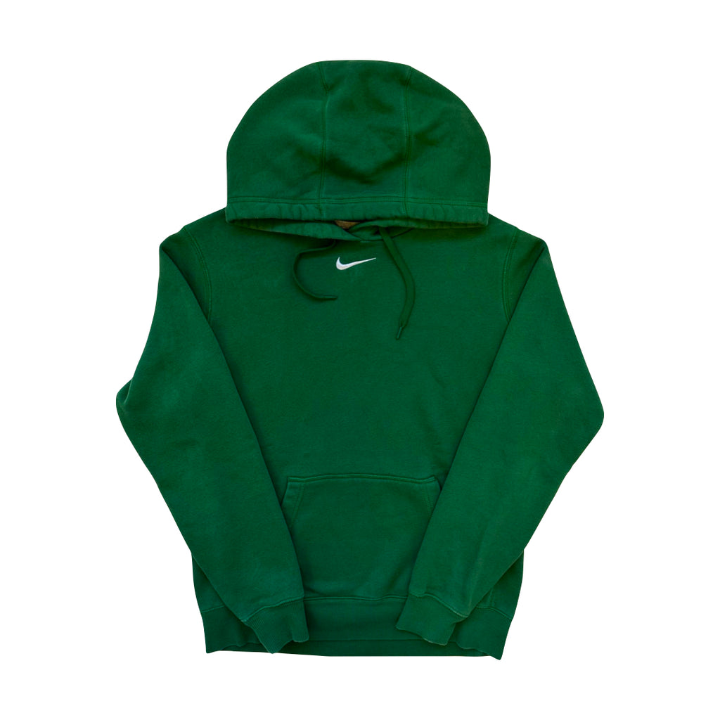 Nike Centre Logo Green Hoodie