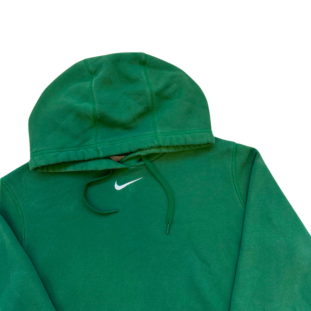 Nike Centre Logo Green Hoodie