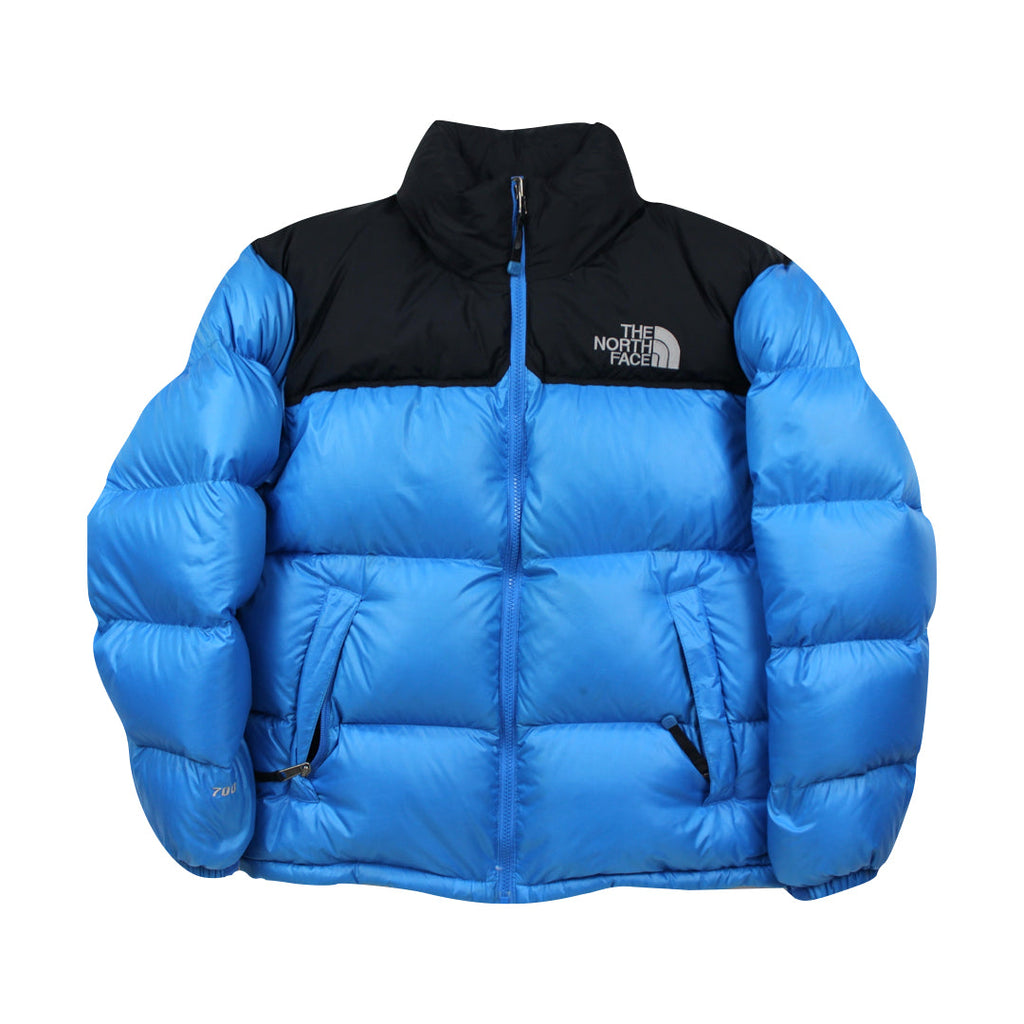 The North Face Baby Blue Puffer Jacket WITH MARK