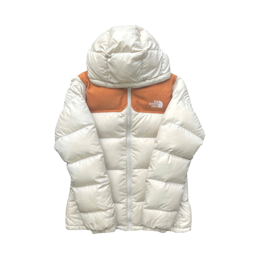 The North Face Women’s Cream White Puffer Jacket WITH DAMAGE