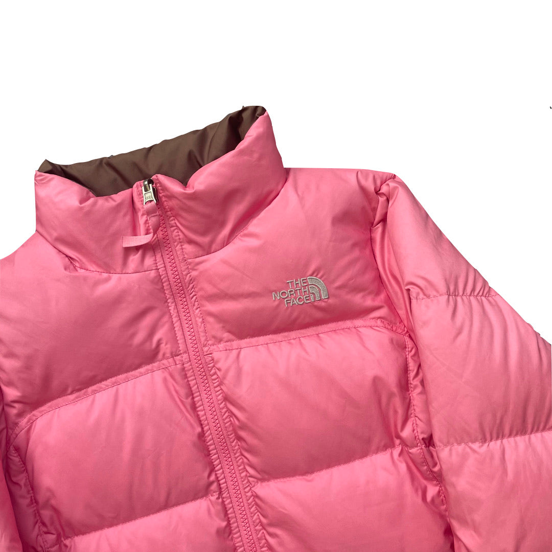 The North Face Womens Baby Pink Puffer Jacket