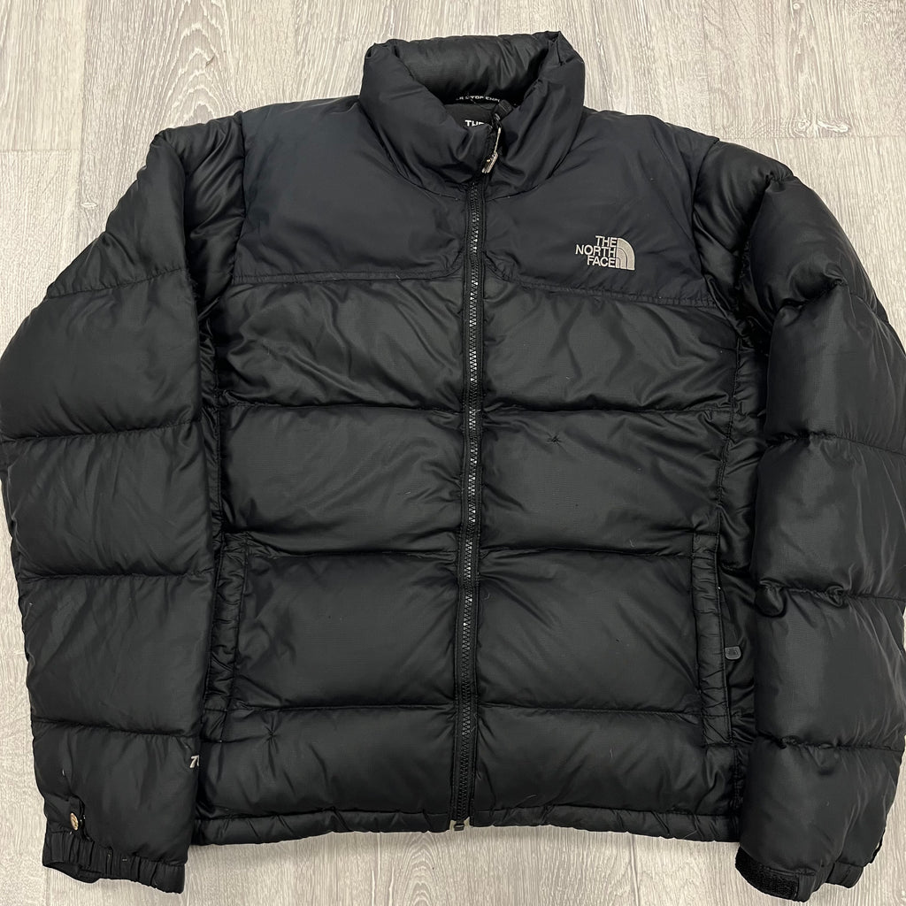 The North Face Womens Black Puffer Jacket WITH REPAIR
