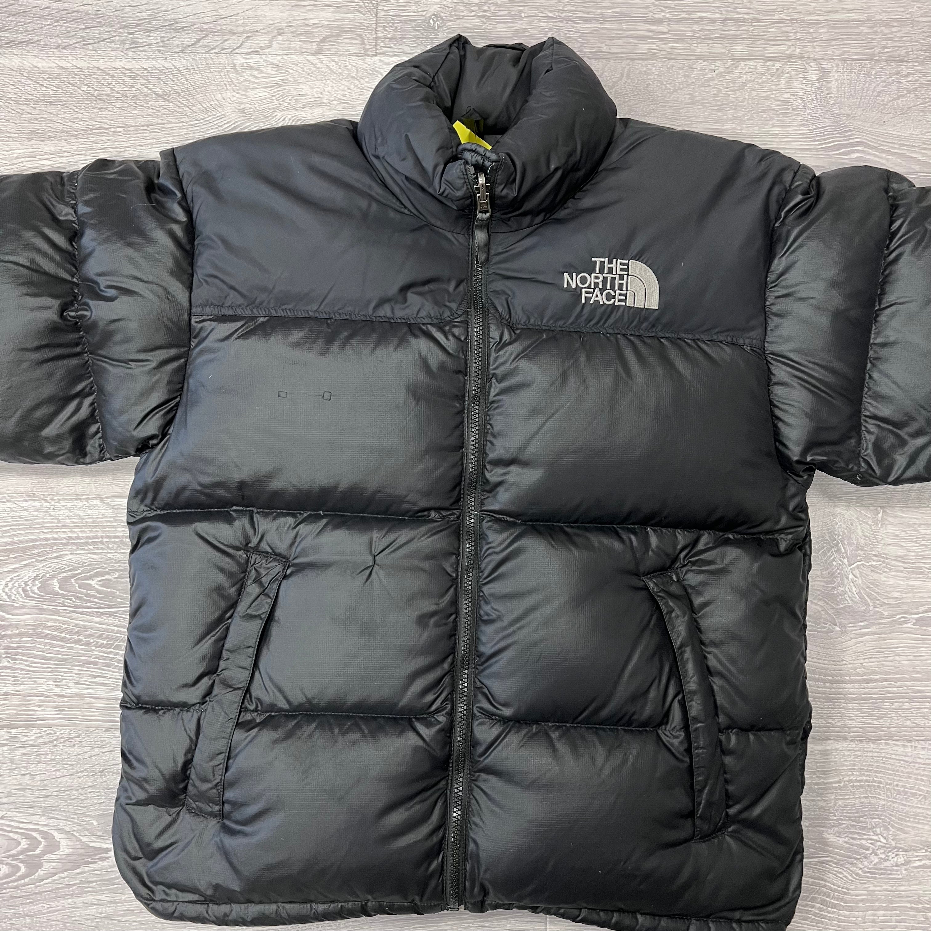 The North Face Black Puffer Jacket WITH SMALL REPAIRS