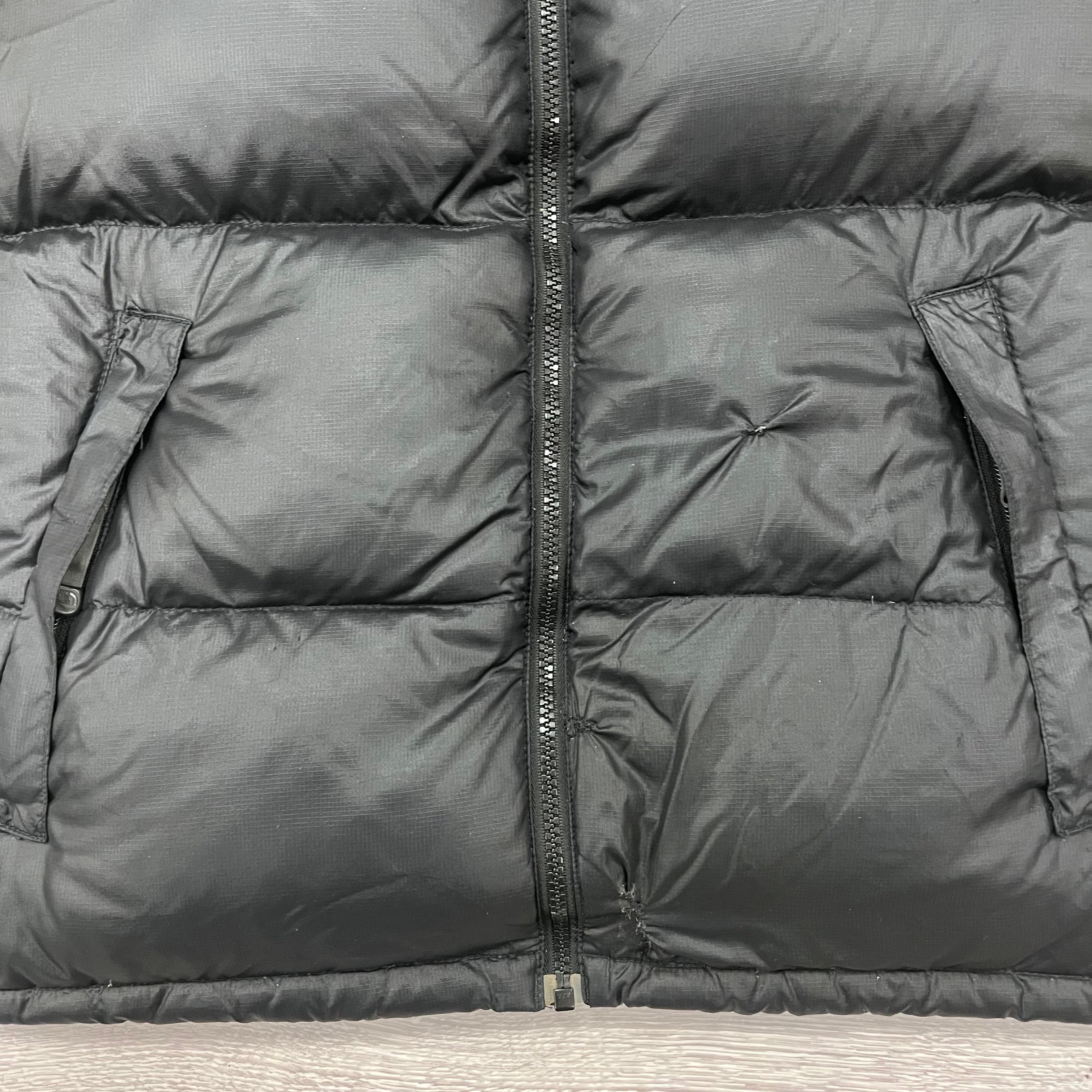 The North Face Black Puffer Jacket WITH REPAIR