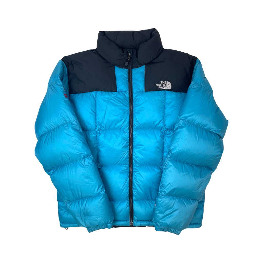 The North Face Bright Baby Blue Lhotse Summit Series Puffer Jacket