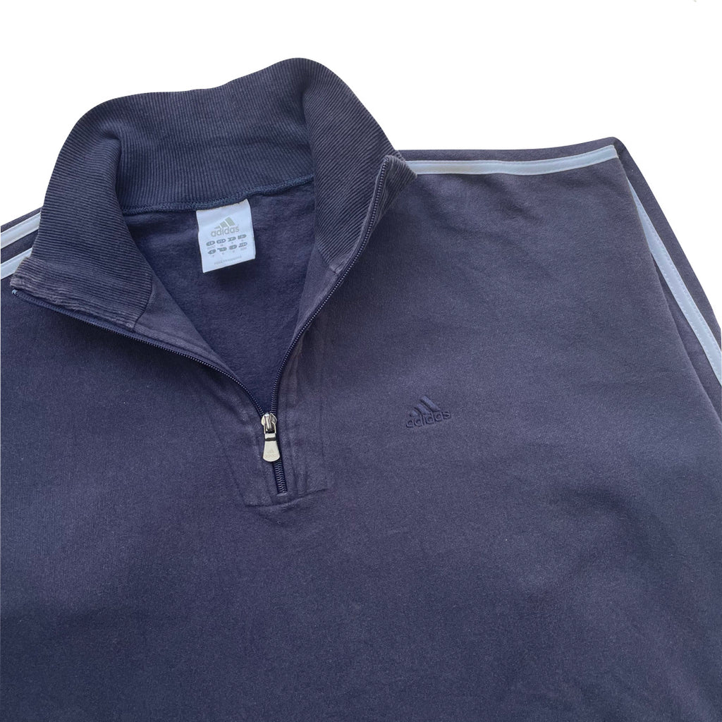 Adidas Black 1/4 Zip Sweatshirt