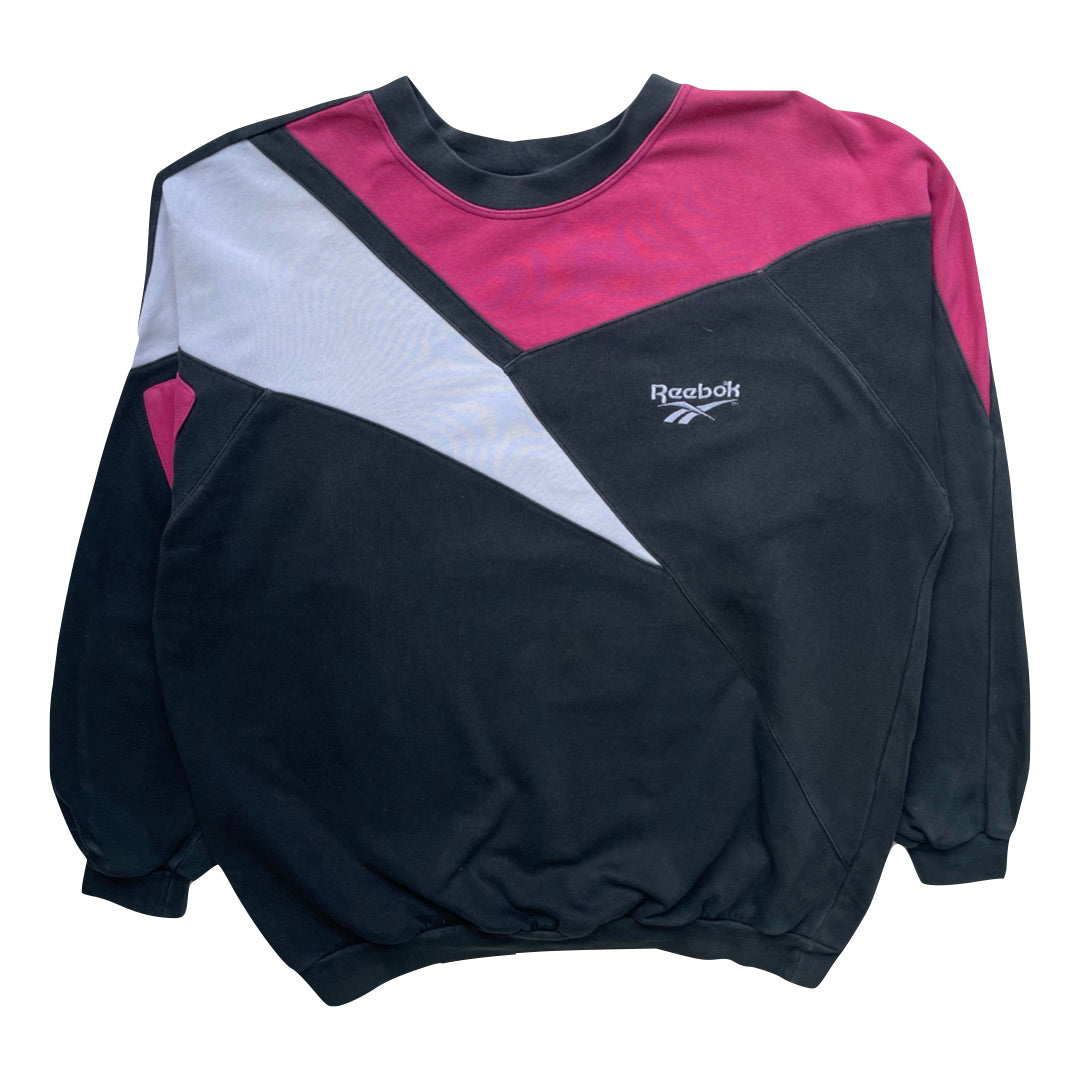 Reebok Faded Black / Pink Sweatshirt