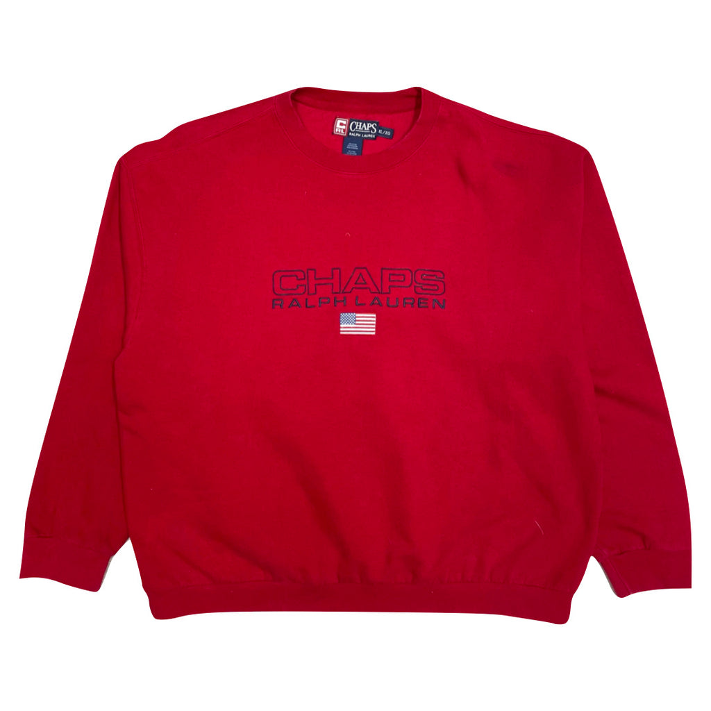 Ralph Lauren Chaps Red Sweatshirt