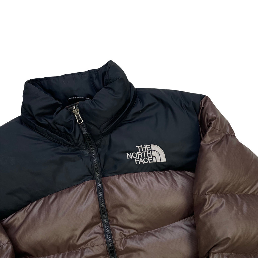 Vintage The North Face Shiny Brown Puffer Jacket
