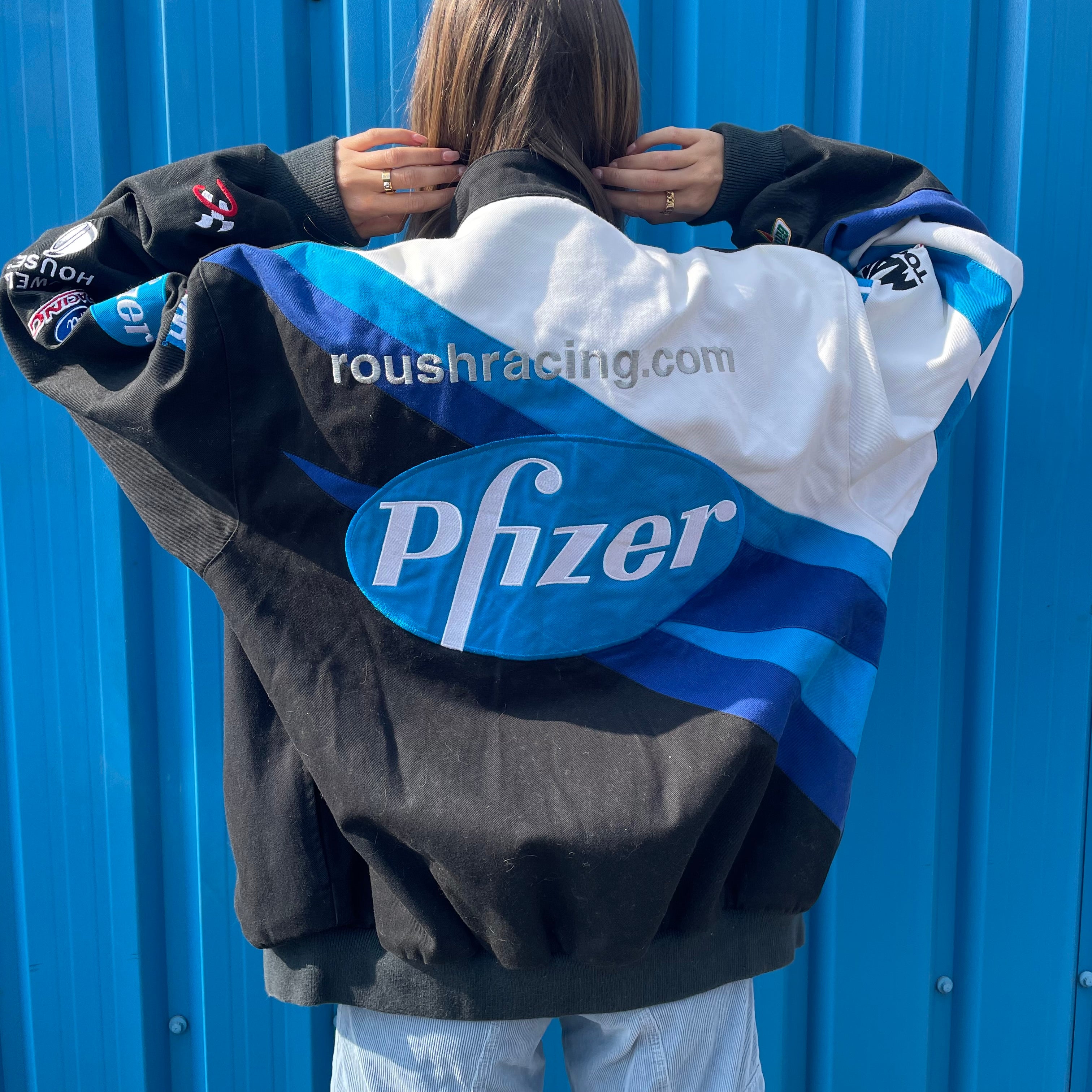 Vintage Pfizer Nascar Racing Jacket