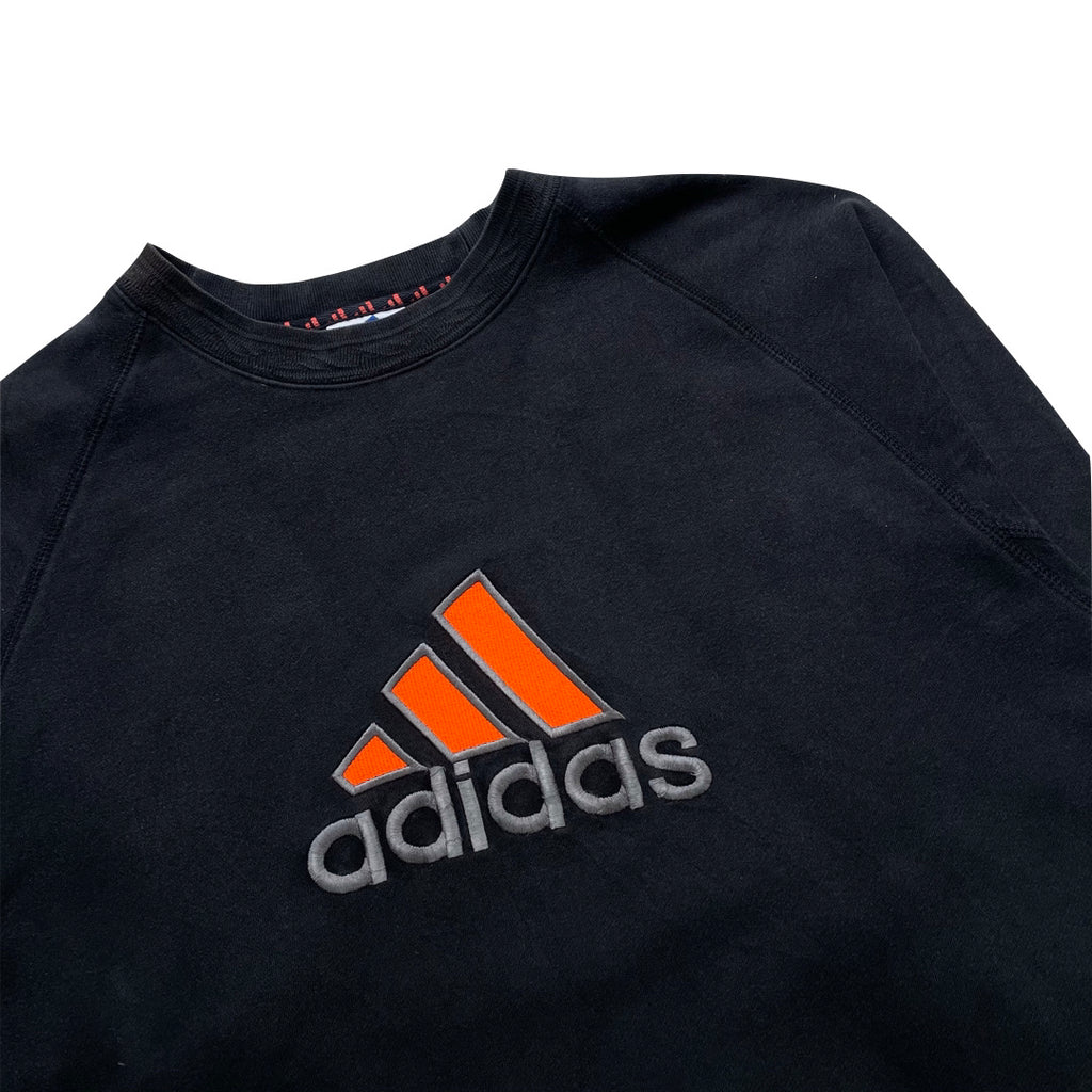 Adidas Black & Orange Sweatshirt
