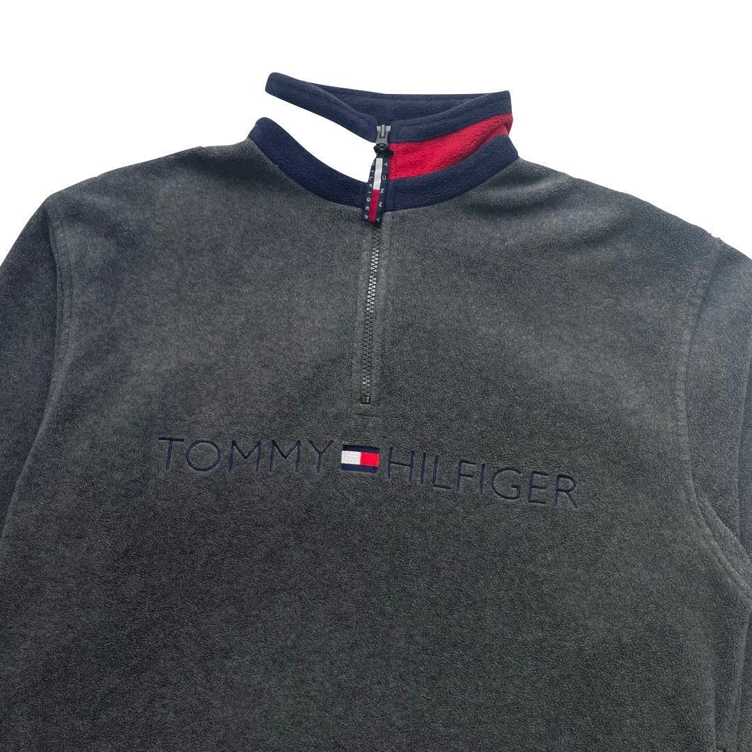 Tommy Hilfiger Grey 1/4 Zip Fleece