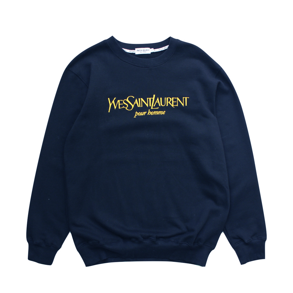 Yves Saint Laurent YSL Navy Sweatshirt