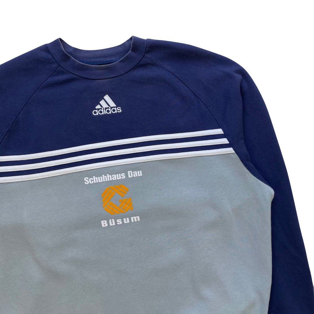 Adidas Navy Blue & Baby Blue Sweatshirt