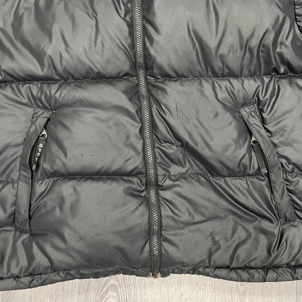 The North Face Black Puffer Jacket WITH SMALL REPAIR