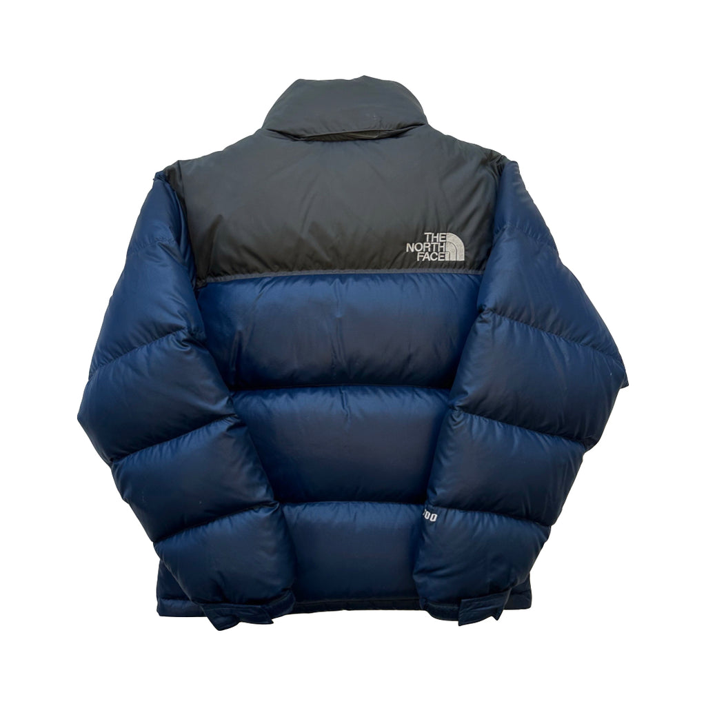 The North Face Navy Blue & Grey Puffer Jacket