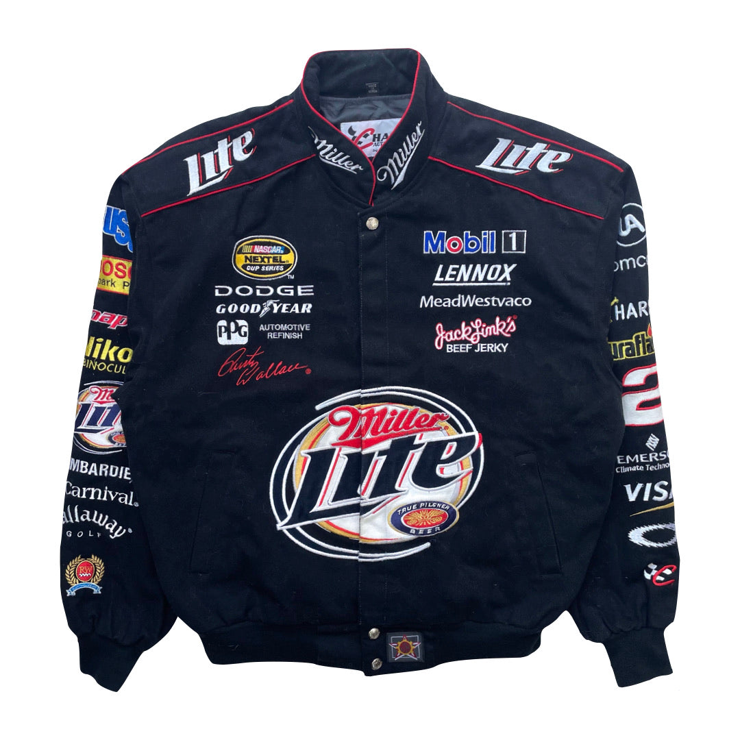 Vintage Miller Lite Nascar Racing Jacket | We Vintage