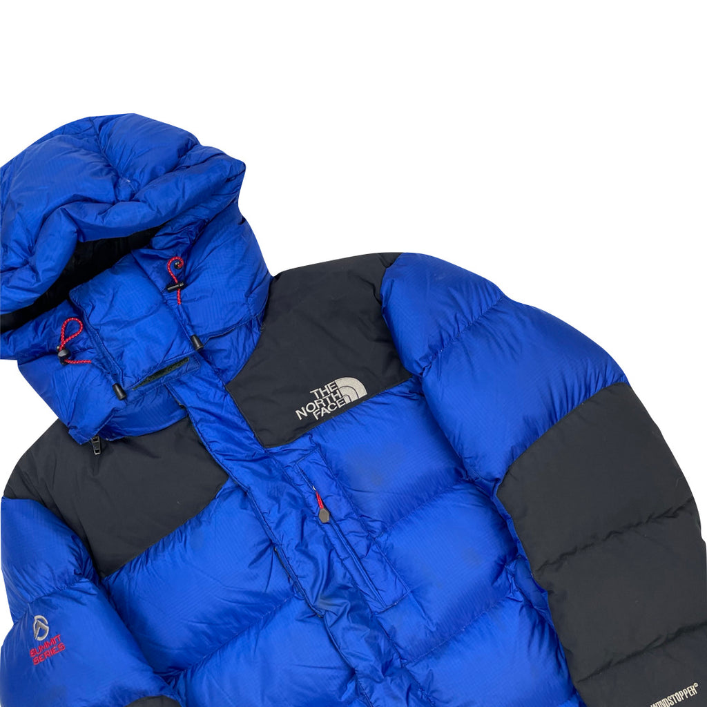 The North Face Aztec Blue Summit Series Puffer Jacket NO HOOD