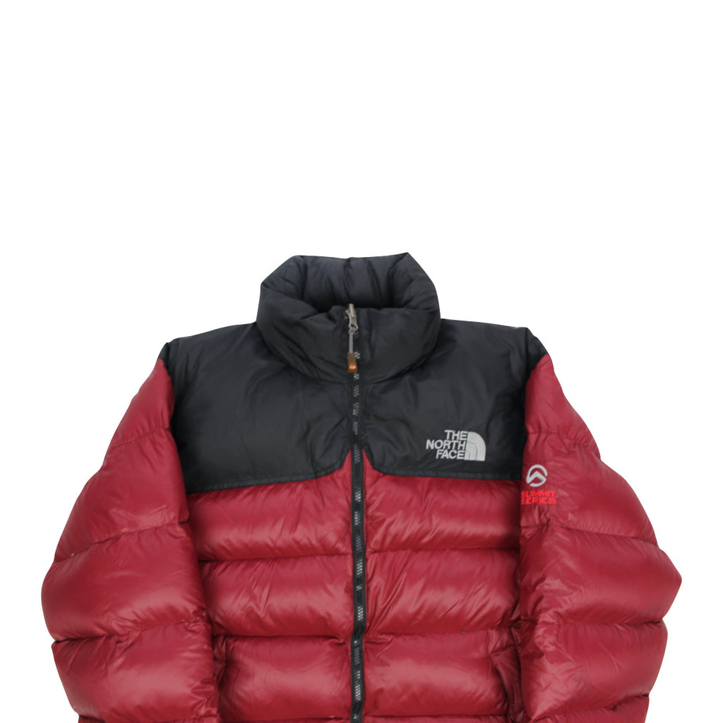 The North Face Light Maroon Red Summit Series Puffer Jacket