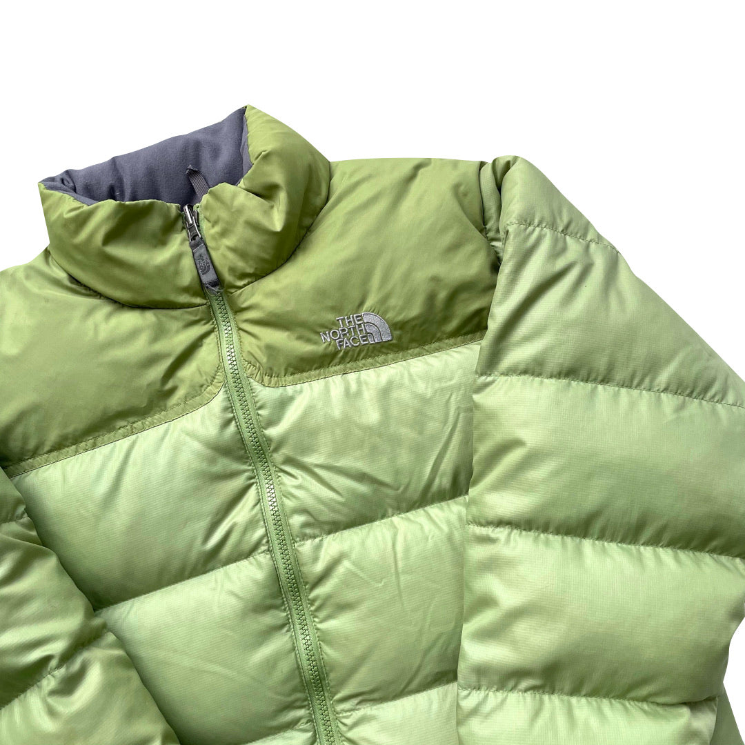 The North Face Womens Pastel Green Puffer Jacket