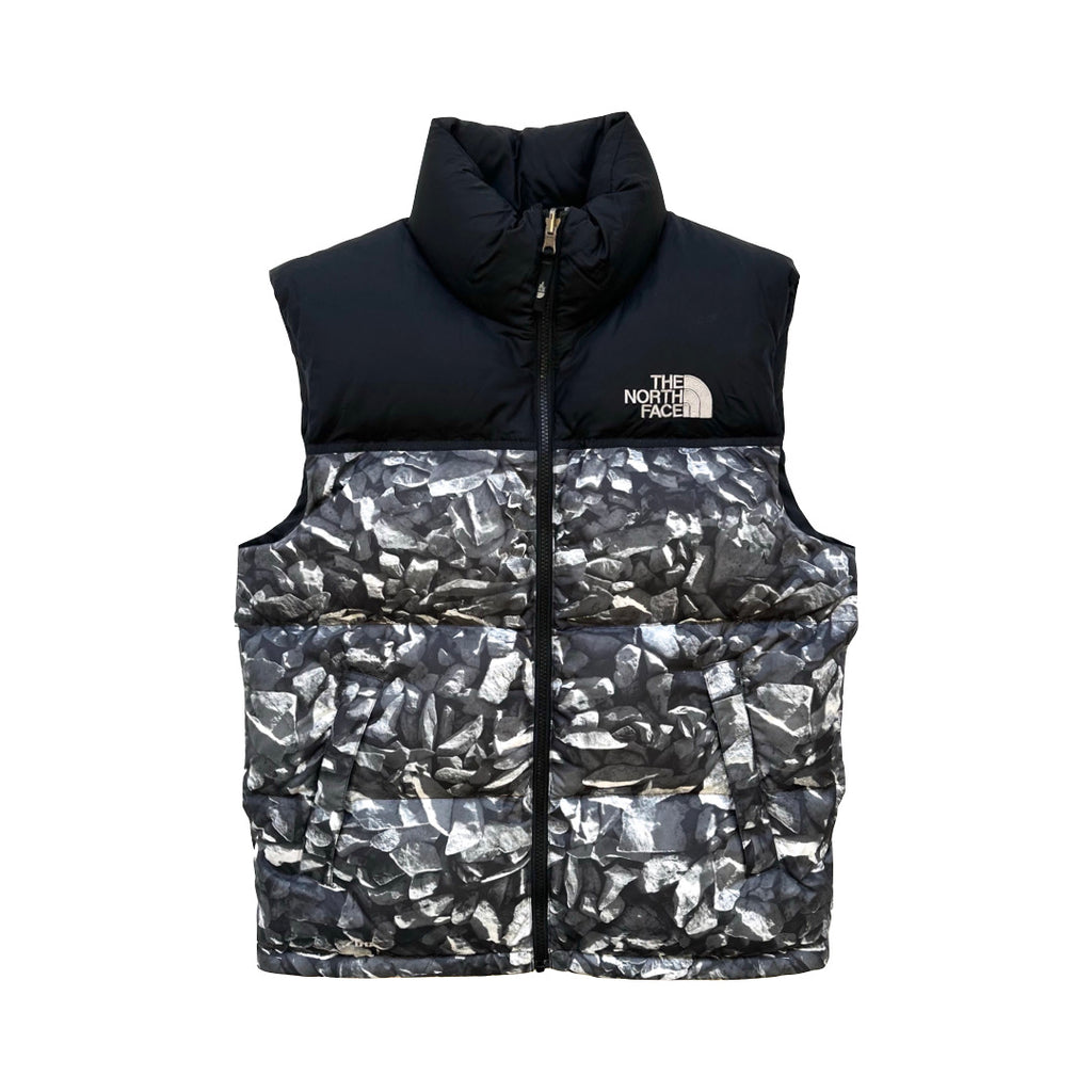 The North Face Arctic White & Grey Gilet Puffer Jacket