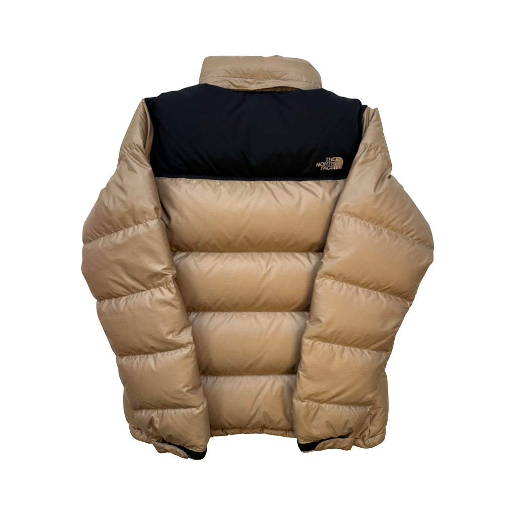 The North Face Light Brown / Gold Puffer Jacket