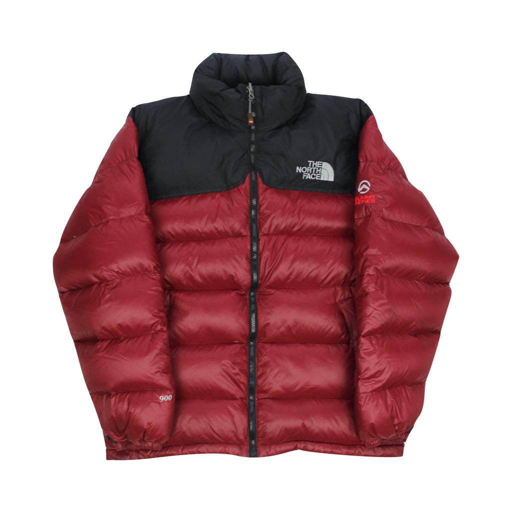 The North Face Light Maroon Red Summit Series Puffer Jacket