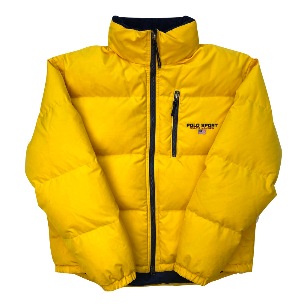 Ralph Lauren Polo Sport Yellow Puffer Jacket