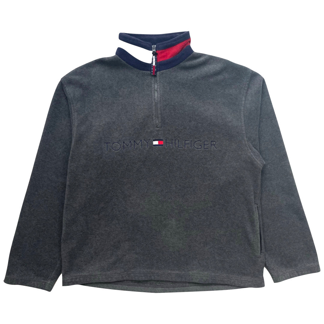 Tommy Hilfiger Grey 1/4 Zip Fleece