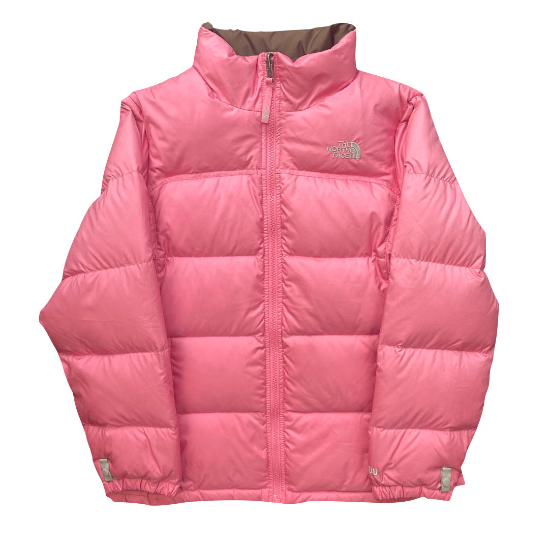 The North Face Womens Baby Pink Puffer Jacket