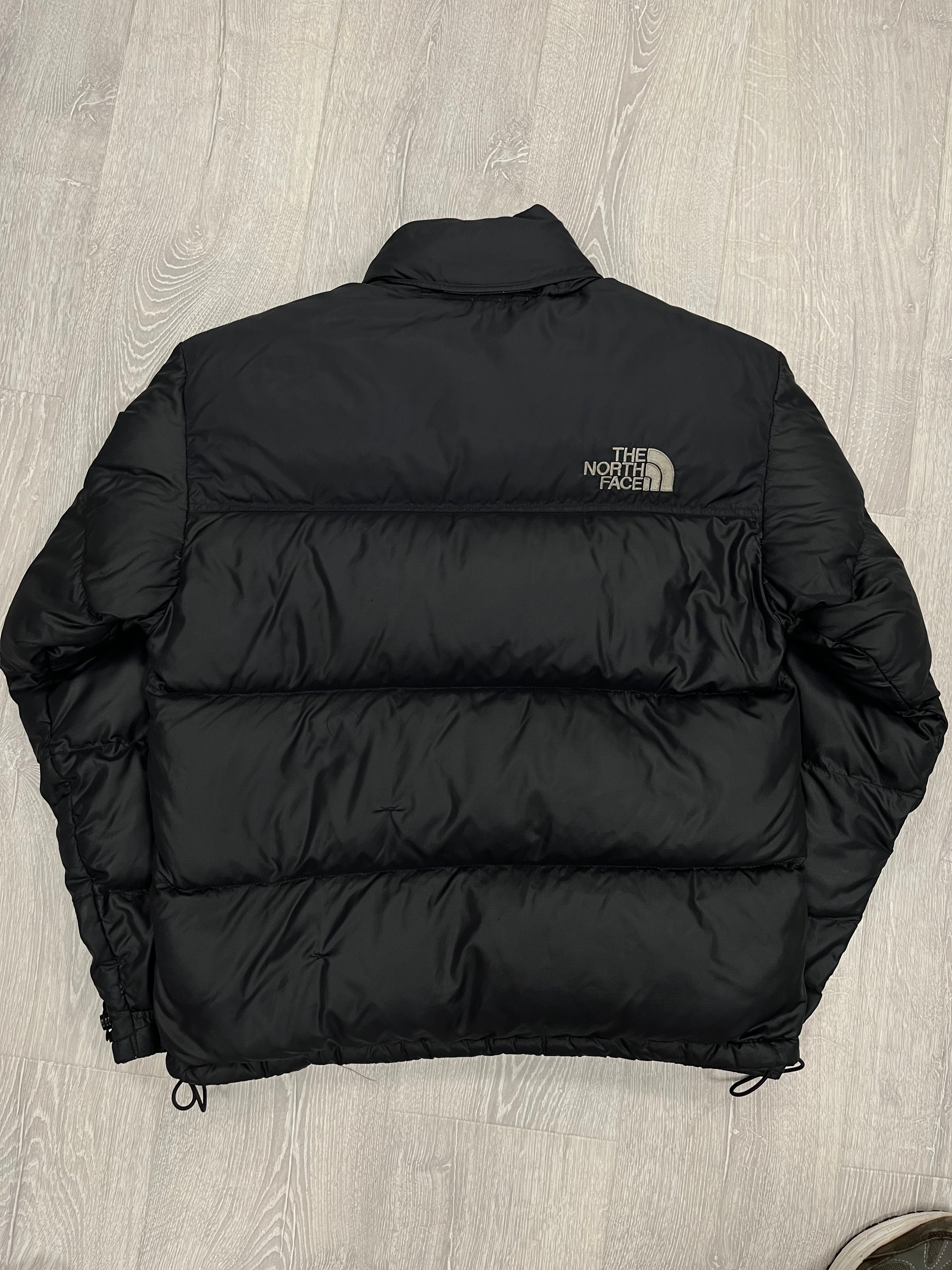 The North Face Black Puffer Jacket WITH REPAIRS