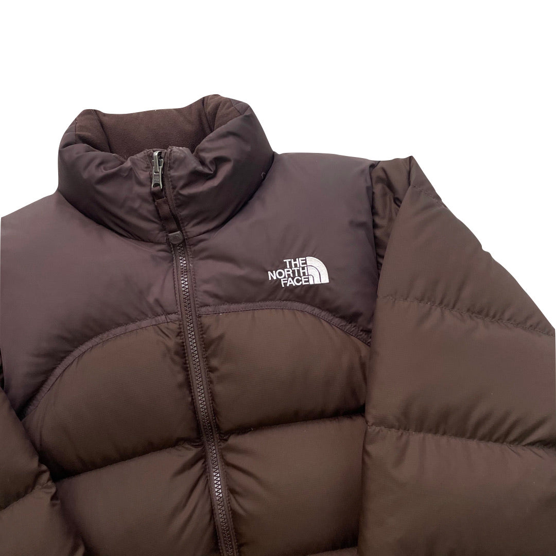 Vintage The North Face Brown Womens Puffer Jacket