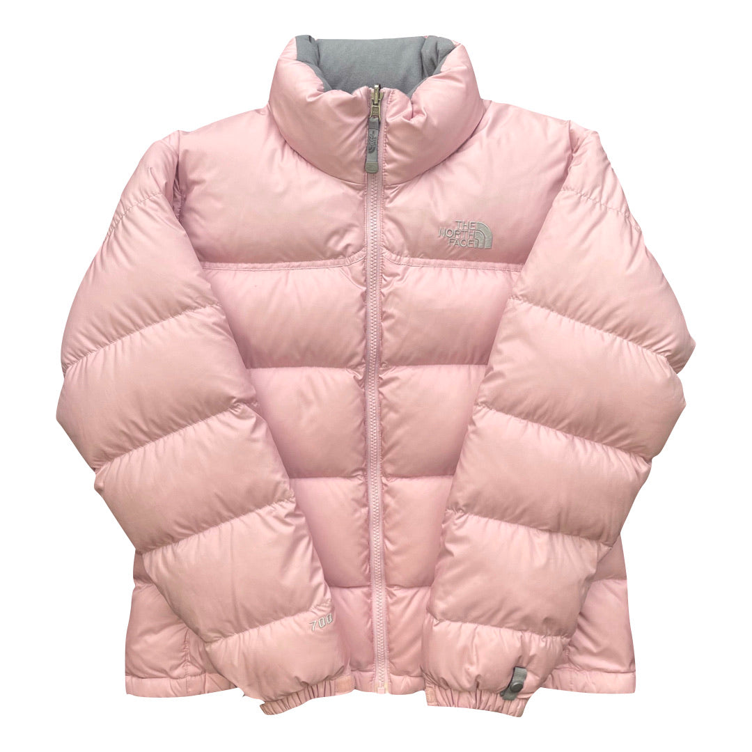 The North Face Womens Baby Pink Puffer Jacket