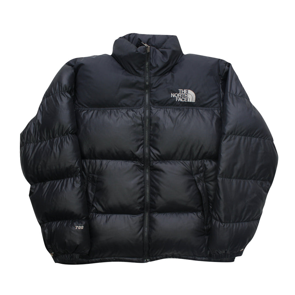 The North Face Black Puffer Jacket WITH REPAIR
